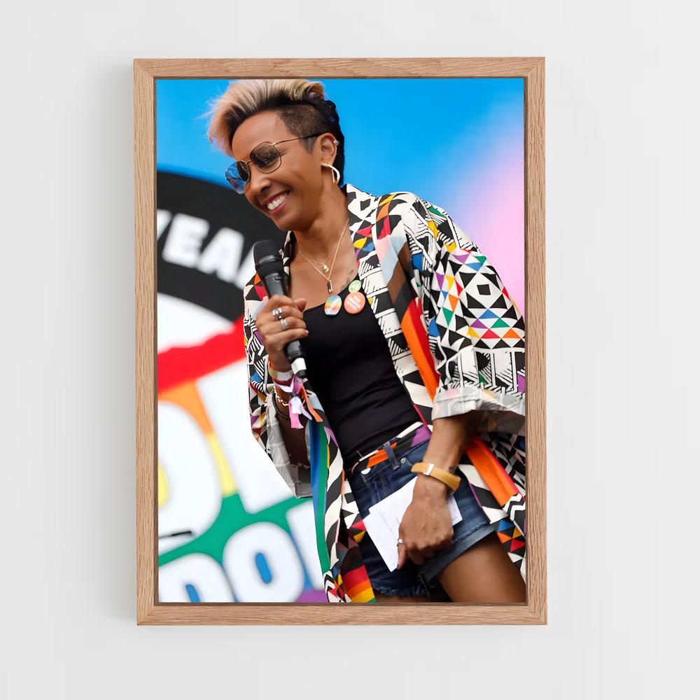 Poster Kelly holmes stylées – affiche Athlétisme (vue 4)